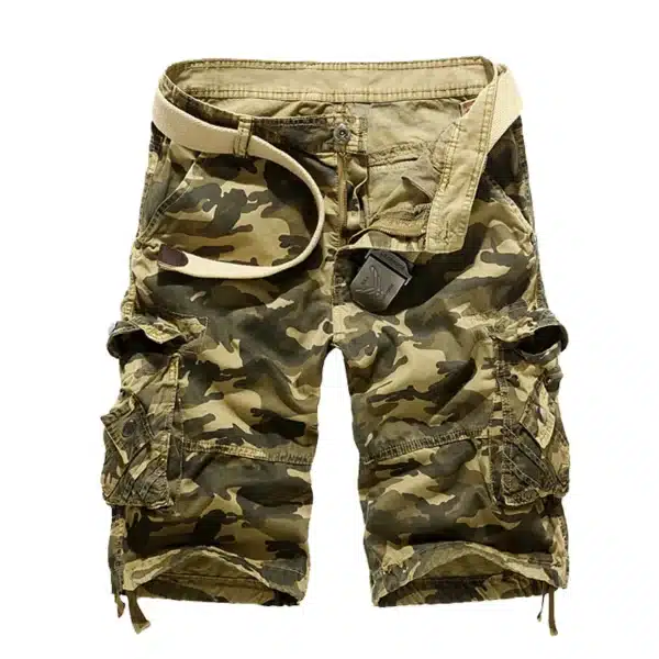 Camouflage Loose Cargo Shorts Men 2024 Summer Military Camo Short Pants ...