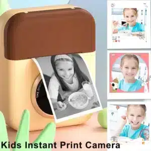 Children Camera CP08 Instant Print Dual Lens Kids Photo Printing Camera HD Video Recording with Thermal Paper Educational Toys