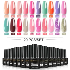 10/20/30Pcs Colour Gel Nail Polish Set For Semi Permanent Varnishes Gel 8ML DIY Manicure Oleoresin Nail Gel Art Design