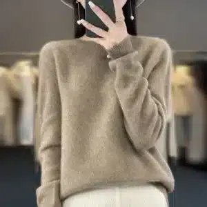 New cashmere sweater women's sweater in autumn and winter 100% merino wool fashion O-neck autumn warm pullover top