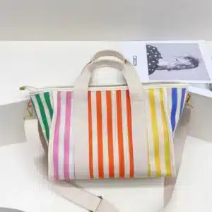 Women's Luxury Design Tote Bag New 2024 Canvas Shopping Bag Large Capacity Beach Bag Casual Versatile Student Shoulder Bag