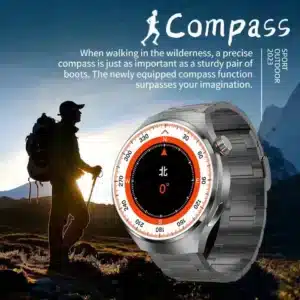 For HUAWEI GT4 Pro GPS NFC Smart Watch Men 360*360 AMOLED Screen Heart rate Bluetooth Call IP68 Waterproof Man Smartwatch 2024