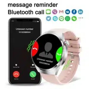 2024 NFC Smartwatch Women AMOLED HD Screen Bluetooth Call Blood Sugar Health Watches IP68 Waterproof Smart Watch For Android IOS