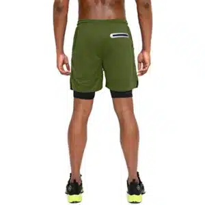 2023 Running Short Pants Men Sportswear Double-deck Shorts 2 In 1 Beach Bottoms Summer Gym Fitness Training Jogging Sport Shorts