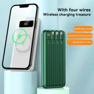 NEW 50000mah Power Bank Portable Charger 4-In-1 Powerbank For Xiaomi Iphone 15 14 13 Samsung Xiaomi External Battery Powerbank