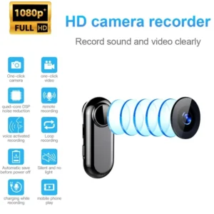 Mini Body Camera Sports Audio Video Activated Voice Recorder Espia Listenning Device with Microphone 1080P Cam Camcorder Monitor