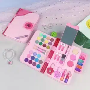 Hot New Kids Cosmetics Set Toy Notebook Beauty Box Princess Girl Toy Color Makeup Gift Box Multi-functional Fashionable Makeups