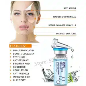 Korea 5ml Hyaluronic acid Serum Ampoule Starter Kit Vitamin C Brightening Moisturizing Fine Lines Facial Skin Care Beauty