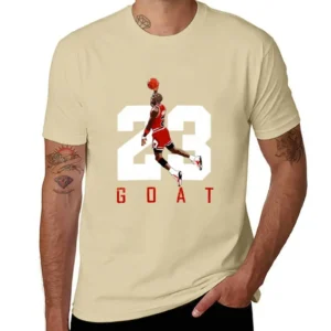 New Míchael Jordan 23 Goat Essential T-Shirt men clothing oversized t shirt graphic man clothes mens funny t shirts streetwear