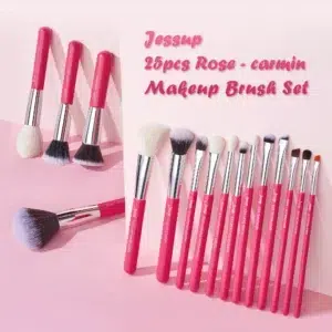 Jessup Makeup brushes set 25pcs Make up Brush Professional ,Natural-Synthetic Foundation Powder Blending Eyeshadow T195