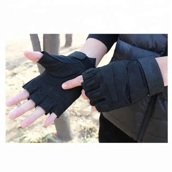 Newly Fingerless Tactical Gloves Fitness Gym Sports Men Women Antiskid Anti-Slip Cycling Half Finger Male Tactical Gloves - Image 3