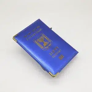 Black Israel Passport Cover Women Pu Leather Israelis Passport Holder Travel Wallet Cute Pink Case for Passports