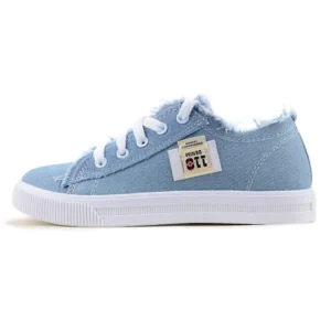 Girls Canvas Sneaker Shoes Spring Blue Black Lace Up Unisex Light Soft Vulcanized Shoes Fashion Women Canvas Shoes Plus Size