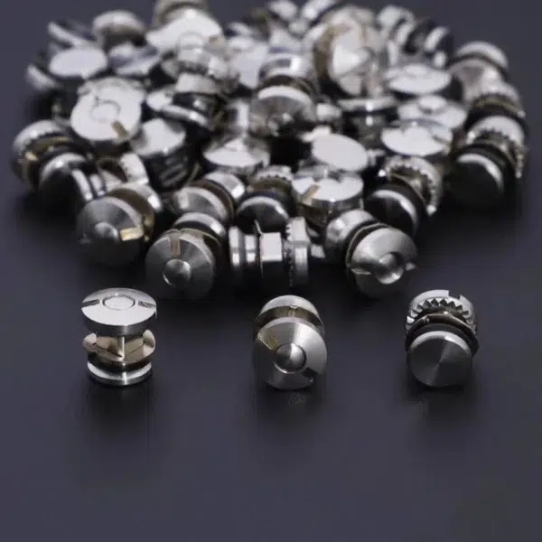 1 lot Stainless steel Bearing screws with Tiger’s eye Stone for Hair Scissors repair barber scissors accessories PJ-0002 - Image 5