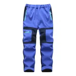 Fashion Brand Waterproof Boy Girl kids Pants Warm Trousers Sporty Climbing leggings Children Patchwork Soft Shell Outfits autumn