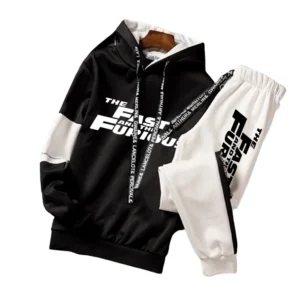 The Fast and the Furious Hoodies and Sweatpants Classic Men/Women Daily Casual Sports Jogging Suit Hooded Longsleeve Pullovers