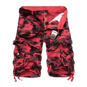 Camouflage Loose Cargo Shorts Men 2024 Summer Military Camo Short Pants Homme Cargo Shorts US size