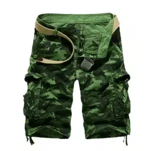 Camouflage Loose Cargo Shorts Men 2024 Summer Military Camo Short Pants Homme Cargo Shorts US size