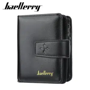 New Business Men Wallets Zipper Card Holder High Quality Male Purse New PU Leather Vintage Coin Holder Men Wallets