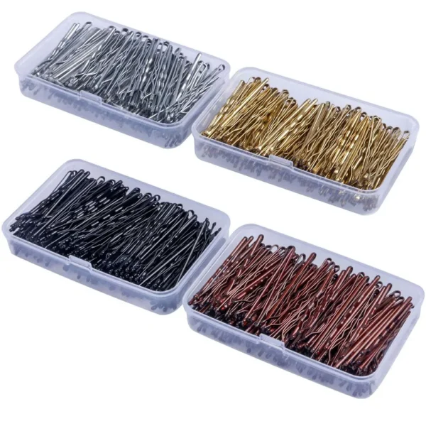 150Pcs/Box Metal Hair Clips for Wedding Women Hairpins Barrette Curly Wavy Grips Hairstyle Bobby Pins Hair Styling Accessories - Image 4