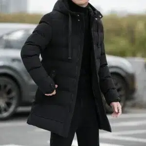 Winter Mens Jackets Men Hooded Casual Long Down Jackets Thicker Warm Parkas New Male Outwear Winter Coats Slim Fit Jackets Size