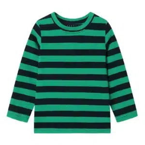 Mudkingdom Boys Girls T-Shirt Stripe Long Sleeve Tshirt for Kids Tee Shirt O-Neck Striped Tops Toddler Children Clothes Fashion