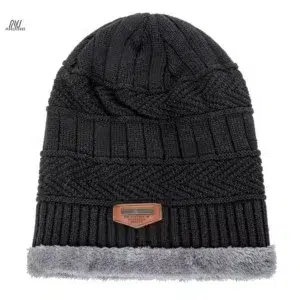 Men's Winter Hat Cotton Thicken Warm Beanies Hat Fashion Unisex Knitted Hats