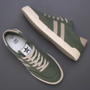 Hot Retro Green Vulcanize Shoes Men Breathable Leisure Shoes For Men Lightweight Flat Casual Canvas Sneaker Men zapatos de lona