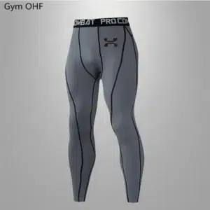 Men's Compression Pants Sports Running Tights Basketball Gym Bodybuilding Jogging Skinny Exercise Leggings Trousers Men