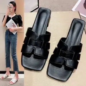 Slippers Women Summer Shoes Flat Luxury Outdoor Beach Flip Flops Female Sandals Trend Brand Design Slides Shoes Woman Slides