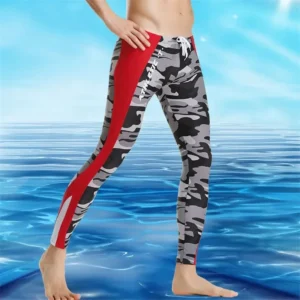 Mens Running Tights Sports Trousers Compression Camouflage Leggings Athletic Pants Man Workout Leggings Jogger Pants