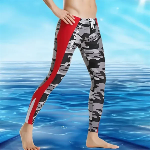 Mens Running Tights Sports Trousers Compression Camouflage Leggings Athletic Pants Man Workout Leggings Jogger Pants - Image 3