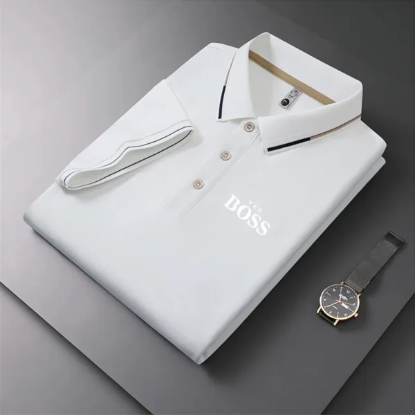 2024 Men's Formal Business Polo Shirt Cycling Golf Summer Fashion Polo Hot Selling Brand Korean Fashion Men's Clothing