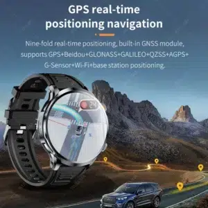 Google Play 1.95-inch 3D Smart Watch 4G Network SIM Card Download APP Camera GPS WIFI NFC Call Android Men Women Smartwatch