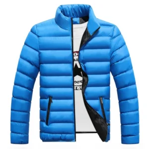 New Winter jacket Long sleeve cotton-padded jacket zipper jacket men's stand-up collar jacket plus size cotton jacket