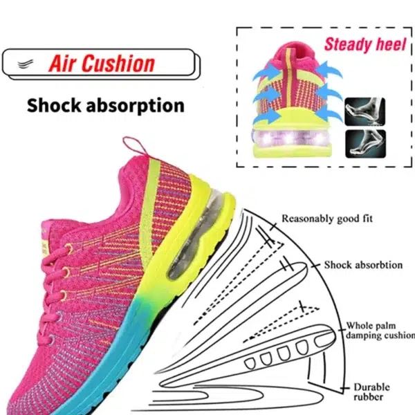 Running Shoes for Women Outdoor Breathable Fashion Womens Jogging Shoes Fitness Sneakers Colorful Cushion Sneaker Female - Image 2