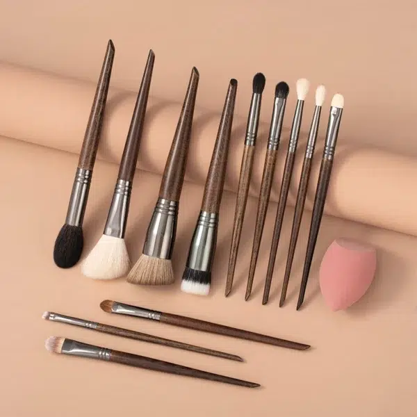 OVW Makeup brushes set Professional Natural goat hair brushes Foundation Powder Contour Eyeshadow make up brushes - Image 6