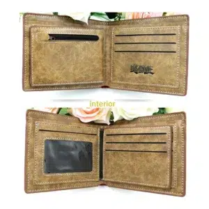 Anime Duel Monsters Short Men's Wallets Yugi Muto Women Card Holders Purse