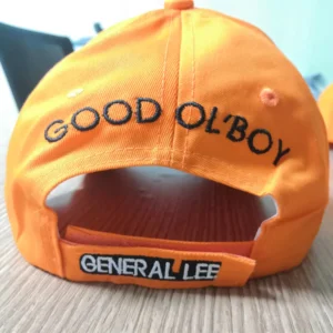 Good OL' Boy Dukes Baseball Cap General Lee 01 Cosplay Hat Cotton Embroidered Orange Adjustable Unisex Hip Hop Snapback Caps