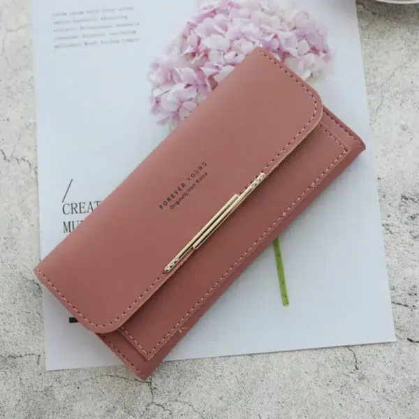 2024 Fashion Wallet Women's Purse Wallet Card Holder Female Clutch Long Purse Multi-card Holder Luxury Designer Lady Coin Purses - Image 2