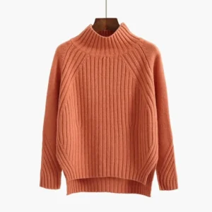 Lucyever 2024 New Solid Causal Pullover Sweaters Women Spring Turtleneck Bottoming Knitted Jumpers Woman Fashion All-match Tops