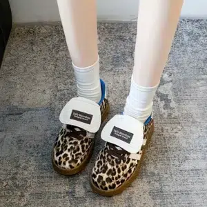 2024 Trend Leopard Print Sneakers Women Fashion Casual Women's Platform Sports Shoes Low Comfortable Vulcanized Sneakers Woman