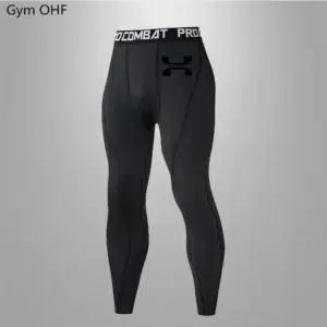 Men's Compression Pants Sports Running Tights Basketball Gym Bodybuilding Jogging Skinny Exercise Leggings Trousers Men