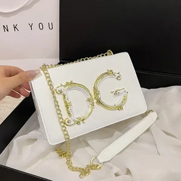 High quality banquet small square bag for women 2024DG new fashionable and versatile chain shoulder crossbody bag bags - Image 6