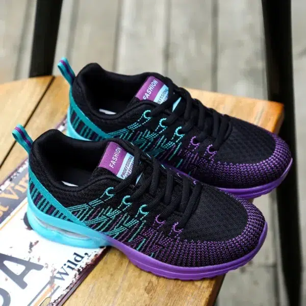 Running Shoes for Women Outdoor Breathable Fashion Womens Jogging Shoes Fitness Sneakers Colorful Cushion Sneaker Female - Image 4