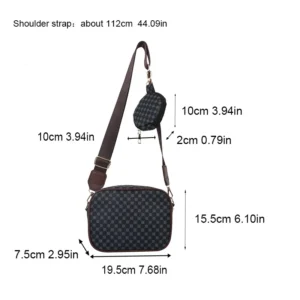 Simple And Trendy Texture, Casual Women's Shoulder Bag With A Foreign Style Strap, Small Hanging Bag, Diagonal Crossbody Small