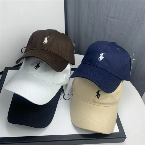 polo baseball hat Male Korean version of the brand soft cap cap male hat female summer sun protection fashion hat