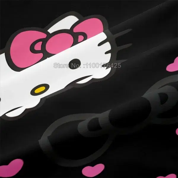 Hello Kitty Bedding Set Boys Girls Decorate Bedroom Twin Full Queen King Size Duvet Cover Pillowcases for Kids Gifts - Image 5