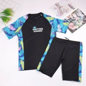 Men's Long Sleeve Training Swimwear, Adult Swimsuit, Plus Size, Summer, New, 2024