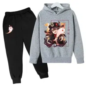 2022 Hoodies kids HUTAO boys girls Sweatshirt+pants suits 4-14Y game Tracksuits hutao Autumn and Winter